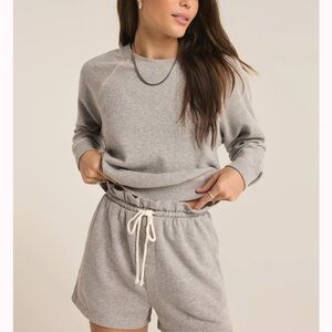 Z Supply Heather Gray Alden shorts NWT size S